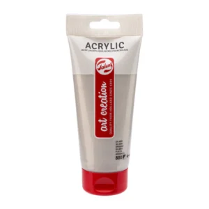 Barva akrilna Talens 200ml- srebrna