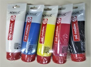 Barve akrilne 200ml SET 5 TALENS