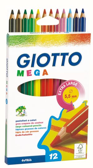 Barvice lesene GIOTTO - DEBELE 12/1