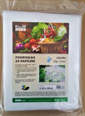 Folija VRTEKS 2,1 m x 10 m bela - ZIMSKA