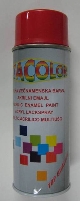 Sprej akrilni 400ml - RDEČ Satacolor