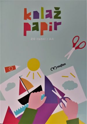 Kolaž papir A4/13 listov SAMOLEPILEN