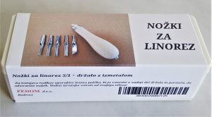 Nož za linorez 5/1 + držalo z izmetalom