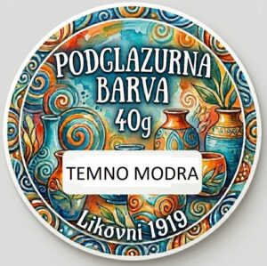 Podglazurna barva 40 g - MODRA