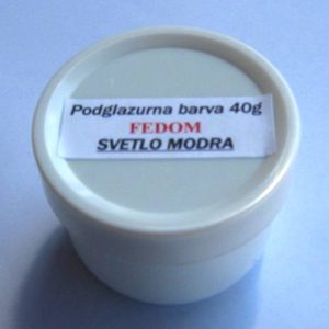 Podglazurna barva 40 g - SVETLO MODRA
