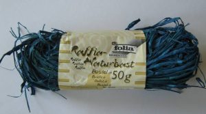 Rafija barvna 50g - MODRA