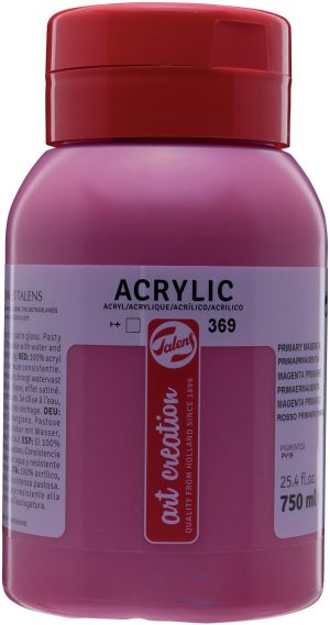 Barve akrilne 750ml TALENS - PRIMARNA MAGENTA 369