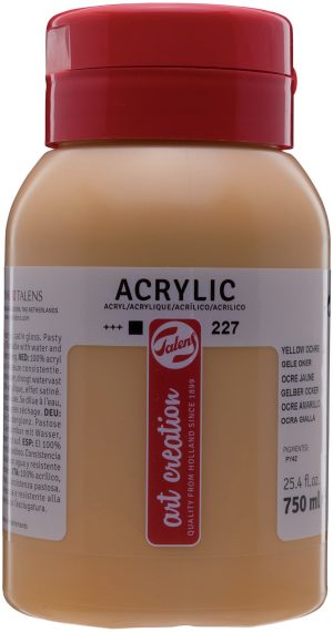 Barve akrilne 750ml TALENS - RUMENI OKER 227