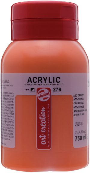 Barve akrilne 750ml TALENS - ORANŽNA 276