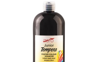 Tempera barva 1000 ml Aero - 900 ČRNA