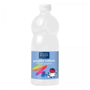 Tempera barva 1000 ml REDIMIX - BELA