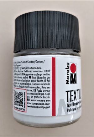 Barva za tekstil PLUS 50ml - BELA