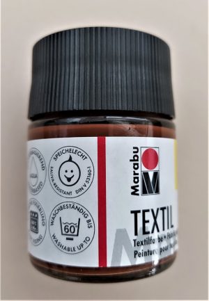Barva za tekstil PLUS 50ml - RJAVA