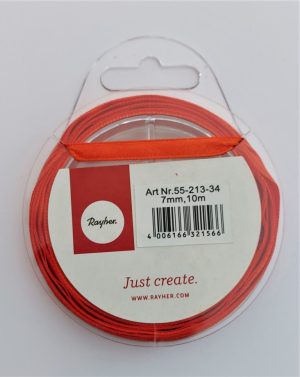 Trak saten 7 mm / 10 m - ORANŽEN