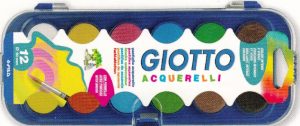 Vodene barvice GIOTTO 12/1 PVC