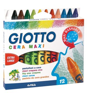 Voščene barvice Giotto 12/1 - debele