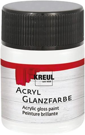 Barve DECORLAK AKRIL 50ml KREUL - BELA