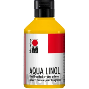 Barva za linotisk vodna 250 ml - RUMENA 021 Marabu