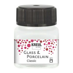 Barve za steklo in porcelan 20ml KREUL - BELA