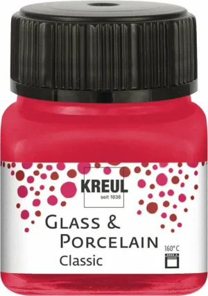 Barve za steklo in porcelan 20ml KREUL - karmin RDEČA