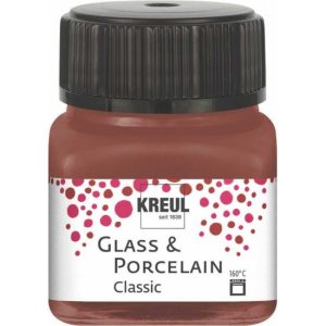 Barve za steklo in porcelan 20ml KREUL - RJAVA