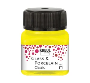 Barve za steklo in porcelan 20ml KREUL - RUMENA