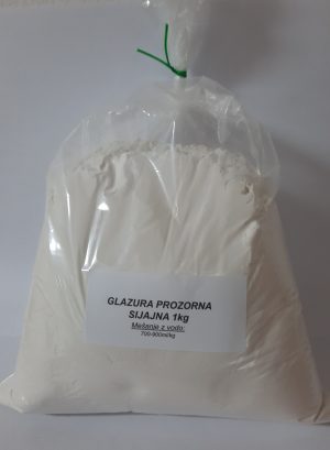 Glazura prozorna sijajna 1 kg