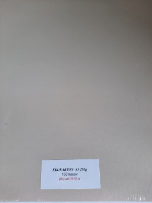 Karton ekološki A3 250g 100/1