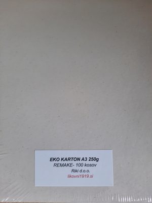 Karton ekološki A3 250g 100/1 – REMARKE (Oyster)