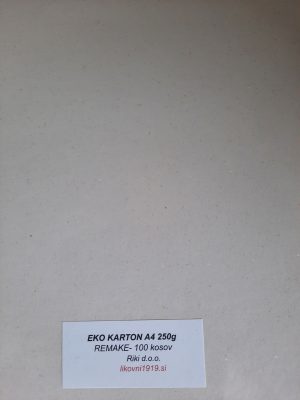 Karton ekološki A4 250g 100/1 – REMARKE (Oyster)