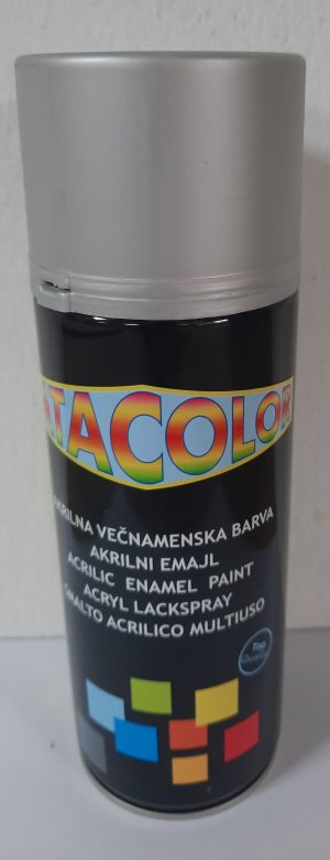 Sprej akrilni 400ml - SREBRNI Satacolor