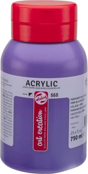 Barve akrilne 750ml TALENS – VIJOLA 568