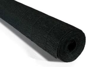 Papir krep – rola 50 x 250 cm 180g ČRNI CR-602