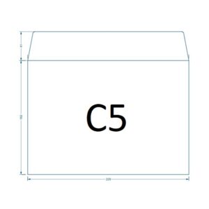 Kuverta C5 bela