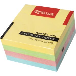 Samolepilni lističi pastel mix 76 x 76mm