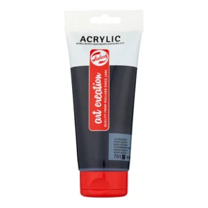 Barva akrilna Talens 200ml - črna