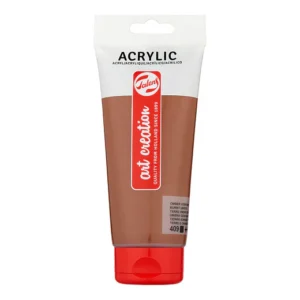 Barva akrilna Talens 200ml - temno rjava