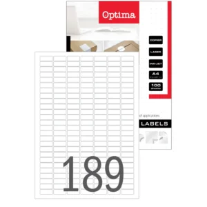 Etikete za laser Optima 25,4 x 10mm