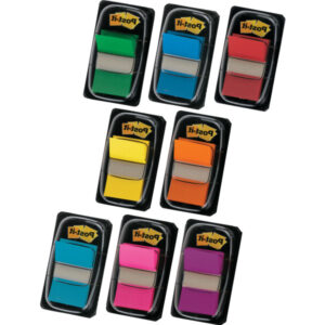 Označevalci strani Post-it25,4 x 43,2 mm, različne barve