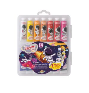 Tempera barve T-14 PVC  škatla s 15 ml tubicami  Aero - NOVO!!!