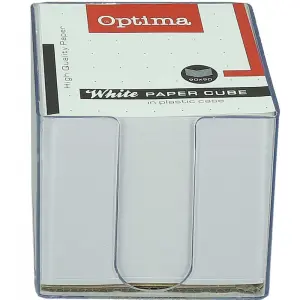 Kocka bela v PVC ohišju 90x90mm