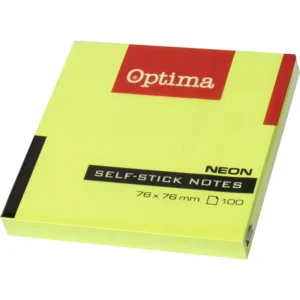 Samolepilni lističi 76x76mm 100/1 neon barve