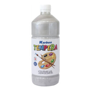Tempera barva 1000ml KARBON –SREBRNA