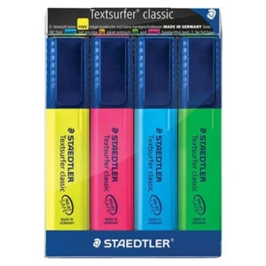 Označevalci besedila, textmarker - komplet 4 barv